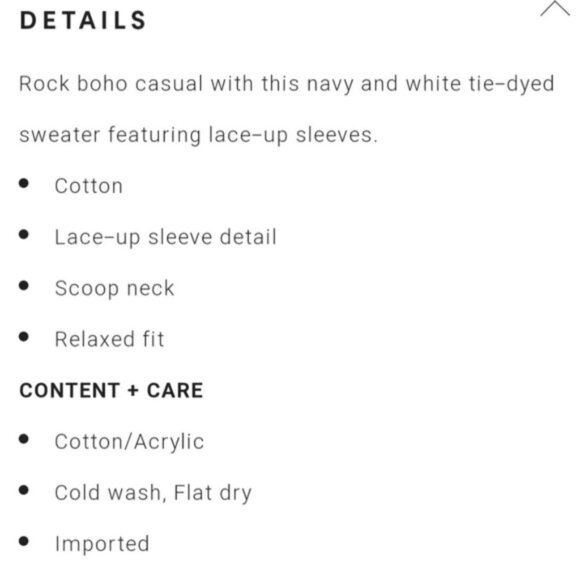 Torrid Summer PULLOVER COLD SHOULDER SWEATER Tie Dye 2X - Picture 5 of 10